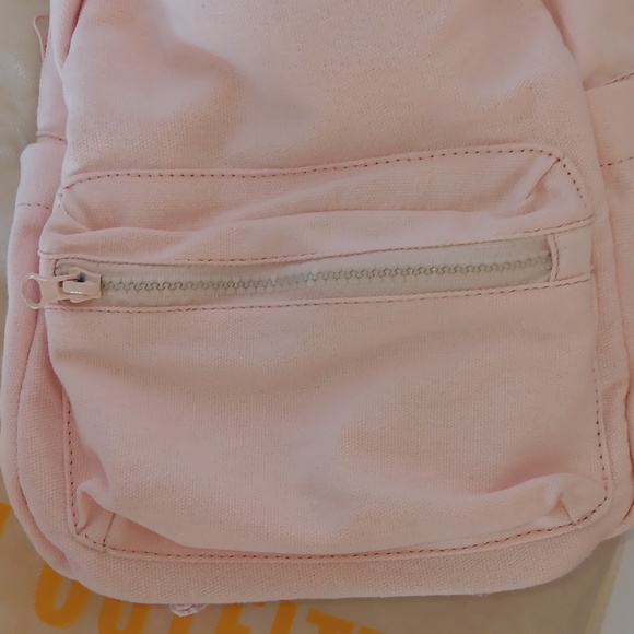 Urban outfitters mini classic canvas backpack blush pink main image 8